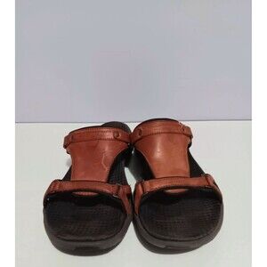Merrell Glade Autumn Brown Leather Slip On Sandal Women's Sz 7